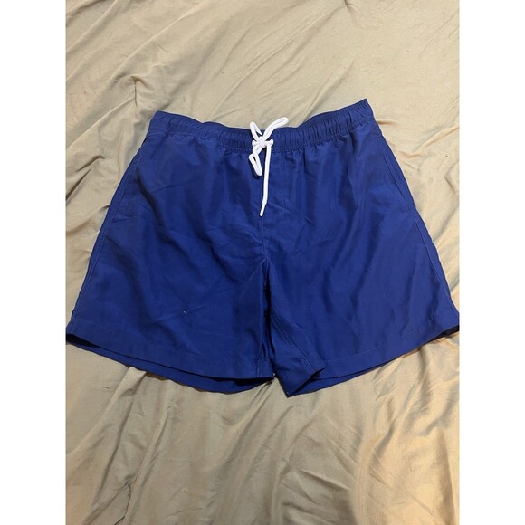 Amazon Essentials Men’s Large Dark Blue Swimming Shorts - Picture 1 of 3